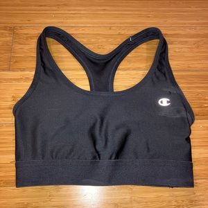 Champion dark gray sports bra, medium support